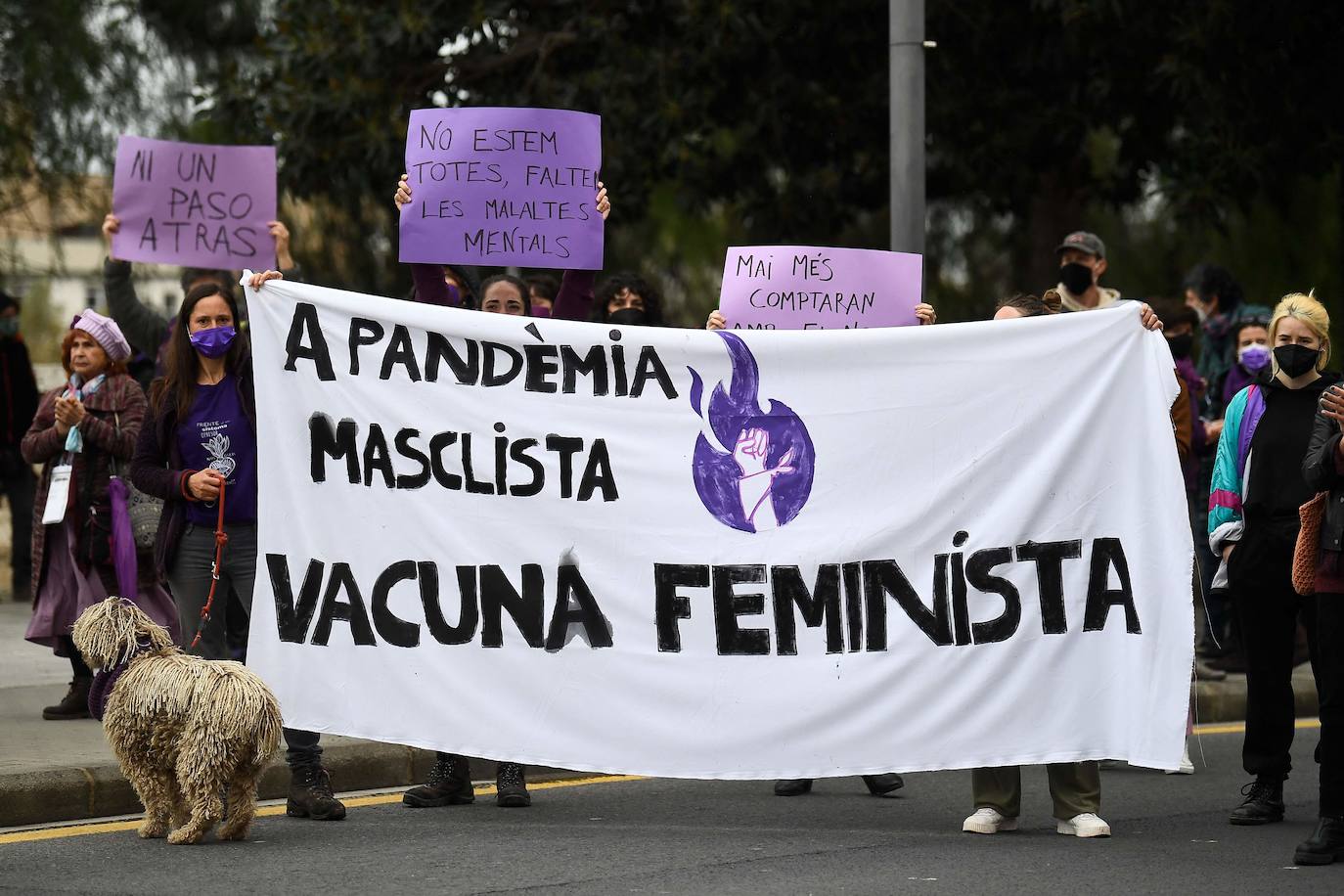 Uno de los actos en la Plaza del Ayuntamiento de Valencia