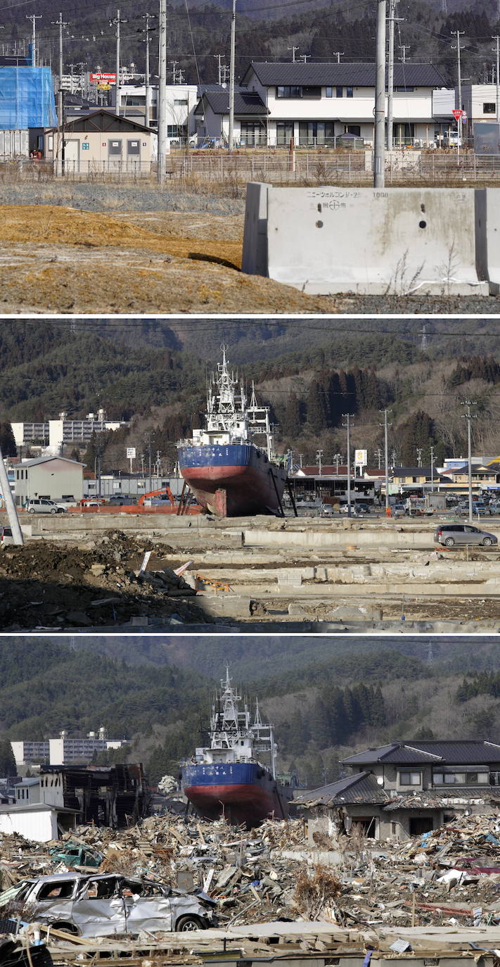 El 11 de marzo de 2011, un terremoto de magnitud 9 desató un tsunami que arrasó la costa nororiental de Japón, dejando más de 22.000 muertos y desaparecidos y provocando en la central de Fukushima 1 el peor accidente nuclear desde Chernóbil. Con olas de hasta 40 metros, el tsunami arrastró todo lo que encontró a su paso en cientos de kilómetros.