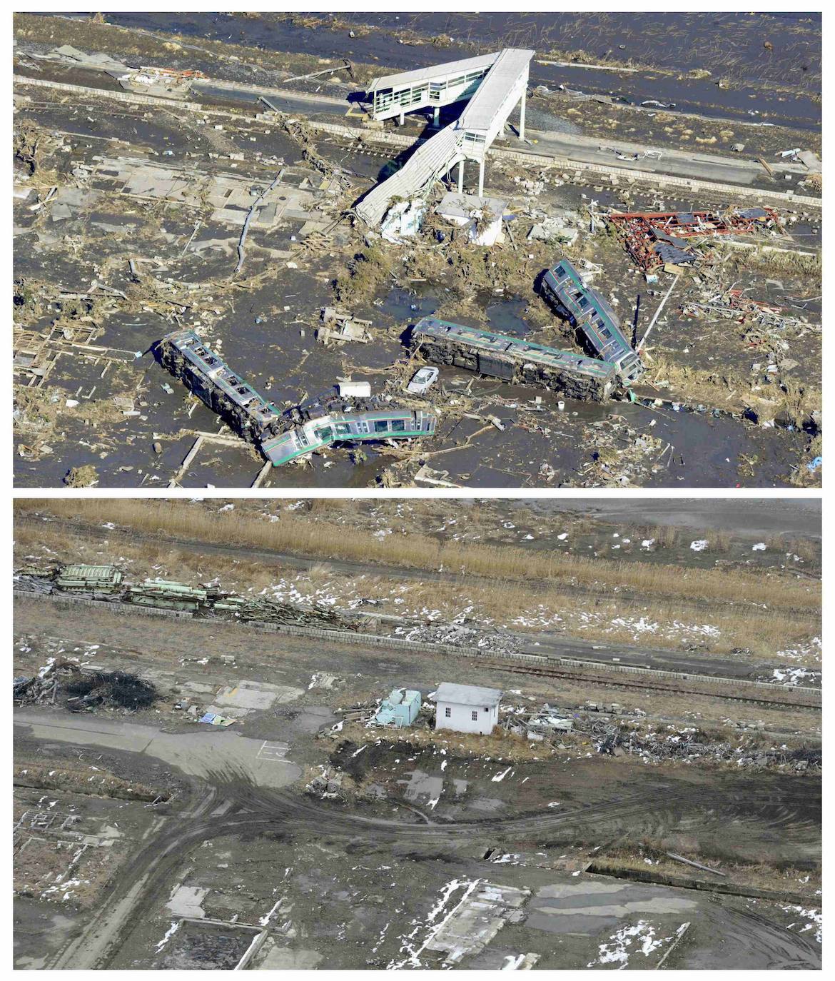 El 11 de marzo de 2011, un terremoto de magnitud 9 desató un tsunami que arrasó la costa nororiental de Japón, dejando más de 22.000 muertos y desaparecidos y provocando en la central de Fukushima 1 el peor accidente nuclear desde Chernóbil. Con olas de hasta 40 metros, el tsunami arrastró todo lo que encontró a su paso en cientos de kilómetros.