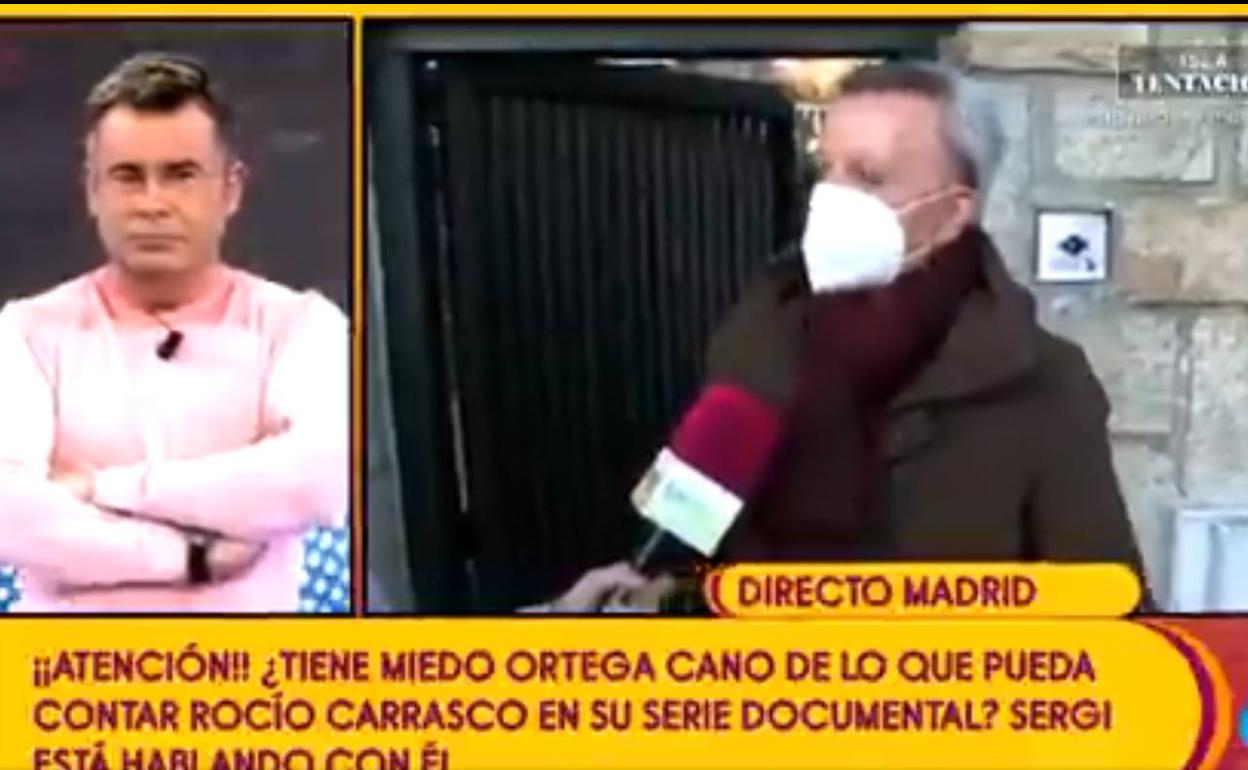 Ortega Cano increpa en directo a Jorge Javier Vázquez y las redes se indignan con su intervención en 'Sálvame'