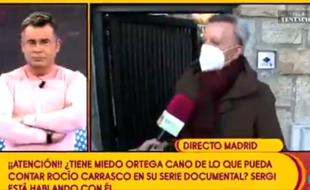 Ortega Cano increpa en directo a Jorge Javier Vázquez y las redes se indignan con su intervención en 'Sálvame'