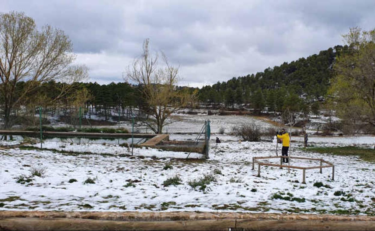 Nieve en Bocairent.