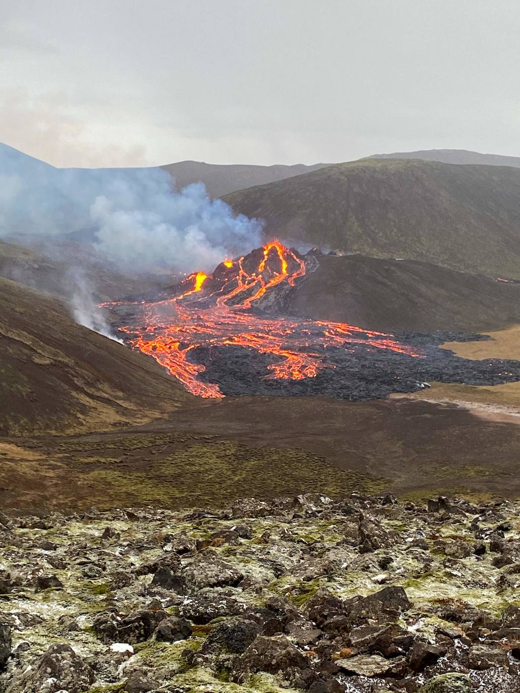 Fotos: Ríos de lava en Islandia