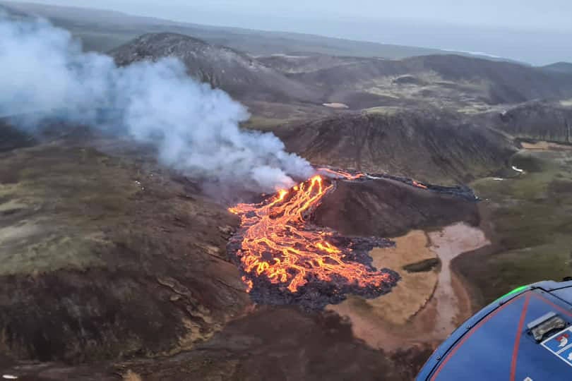 Fotos: Ríos de lava en Islandia