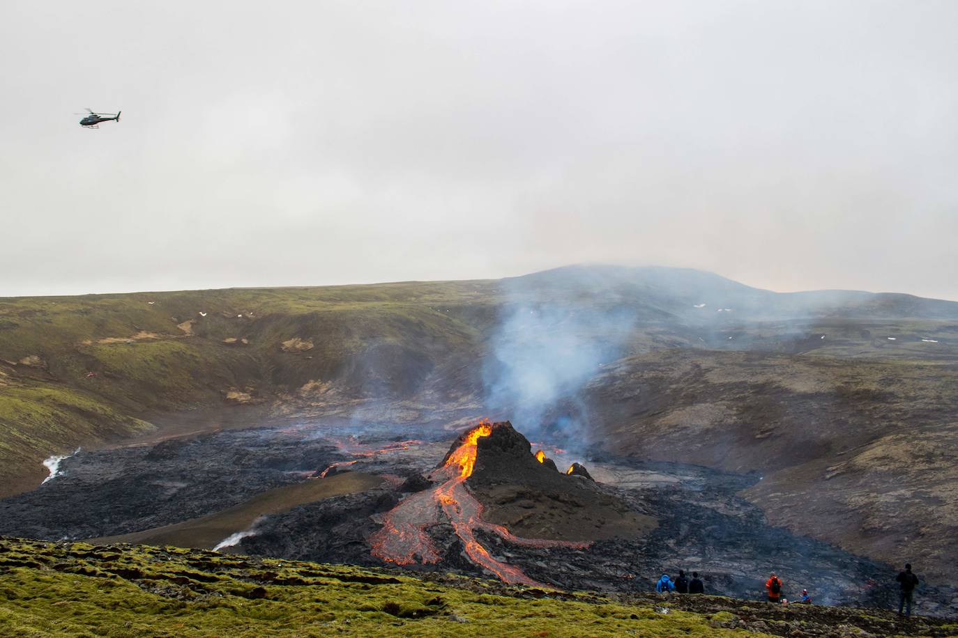 Fotos: Ríos de lava en Islandia