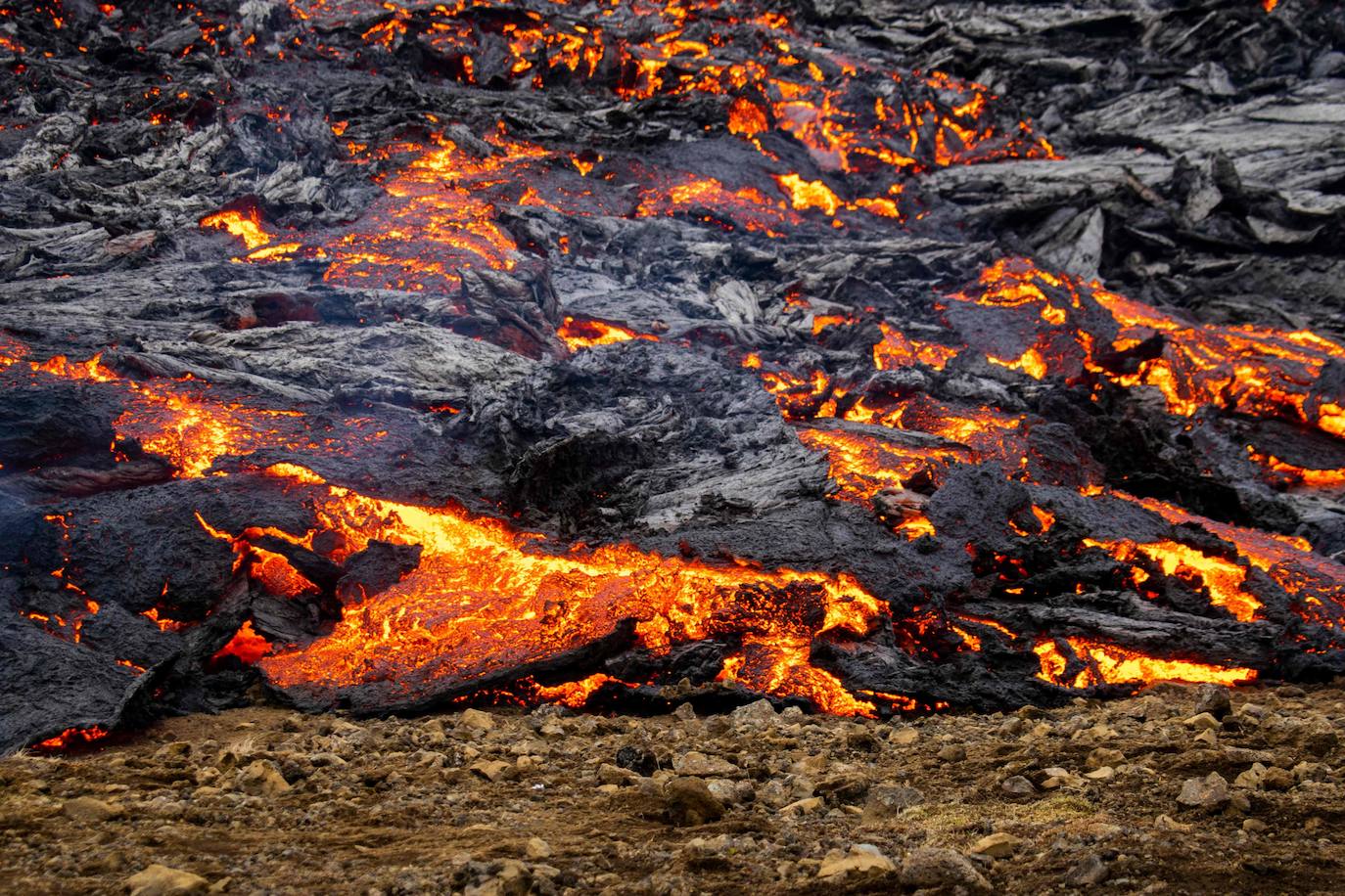 Fotos: Ríos de lava en Islandia