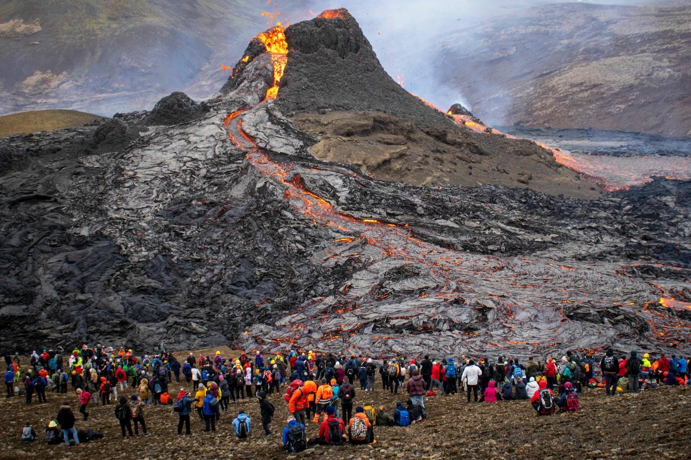 Fotos: Ríos de lava en Islandia