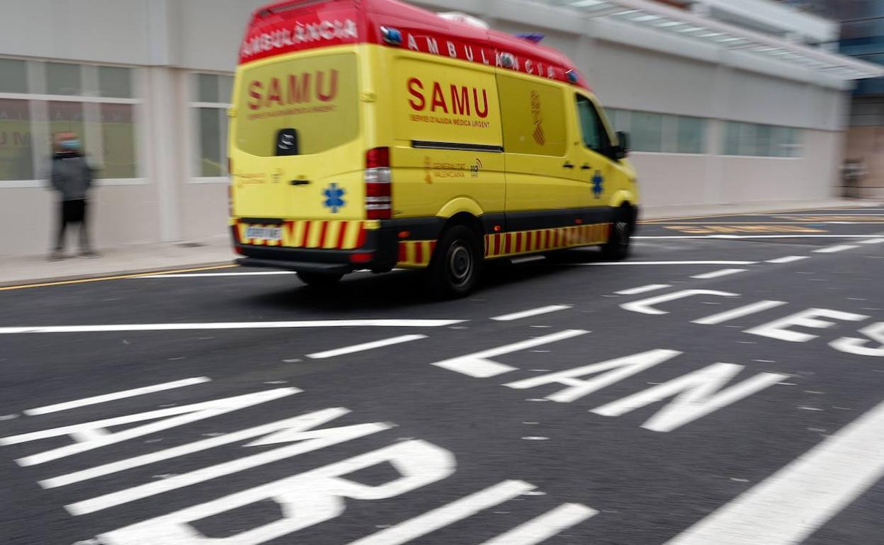 Una ambulancia, en una imagen de archivo