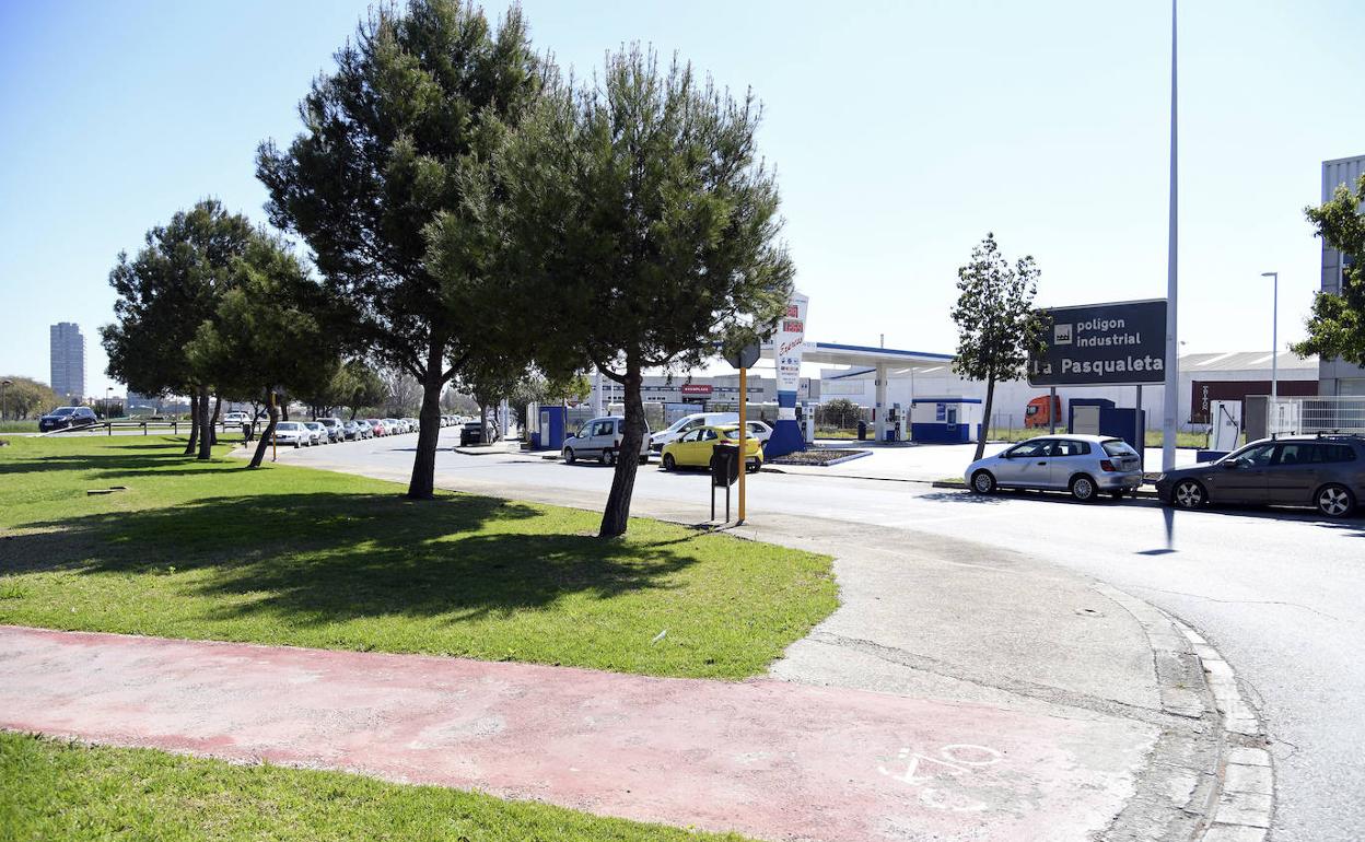 El polígono industrial la Pascualeta de Paiporta. 