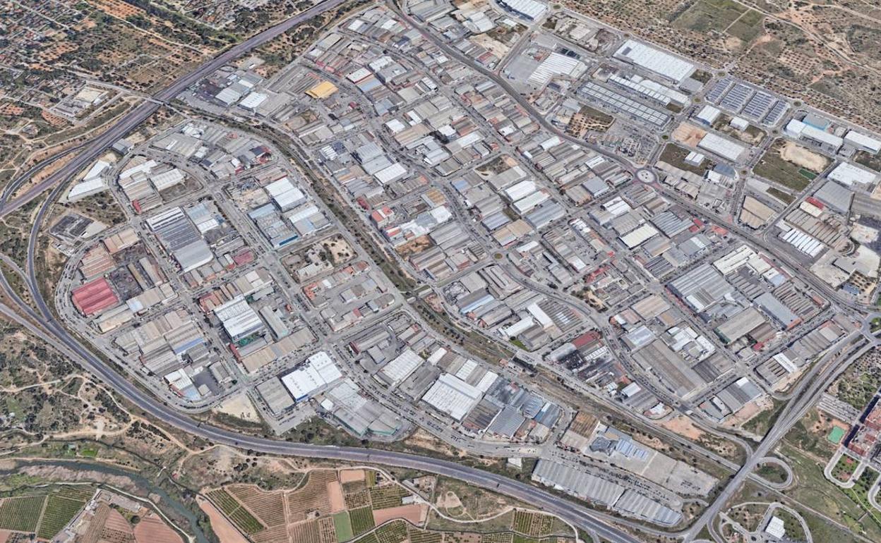 El polígono industrial Fuente del Jarro. 