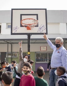 Imagen secundaria 2 - Algunos momentos de la visita. 