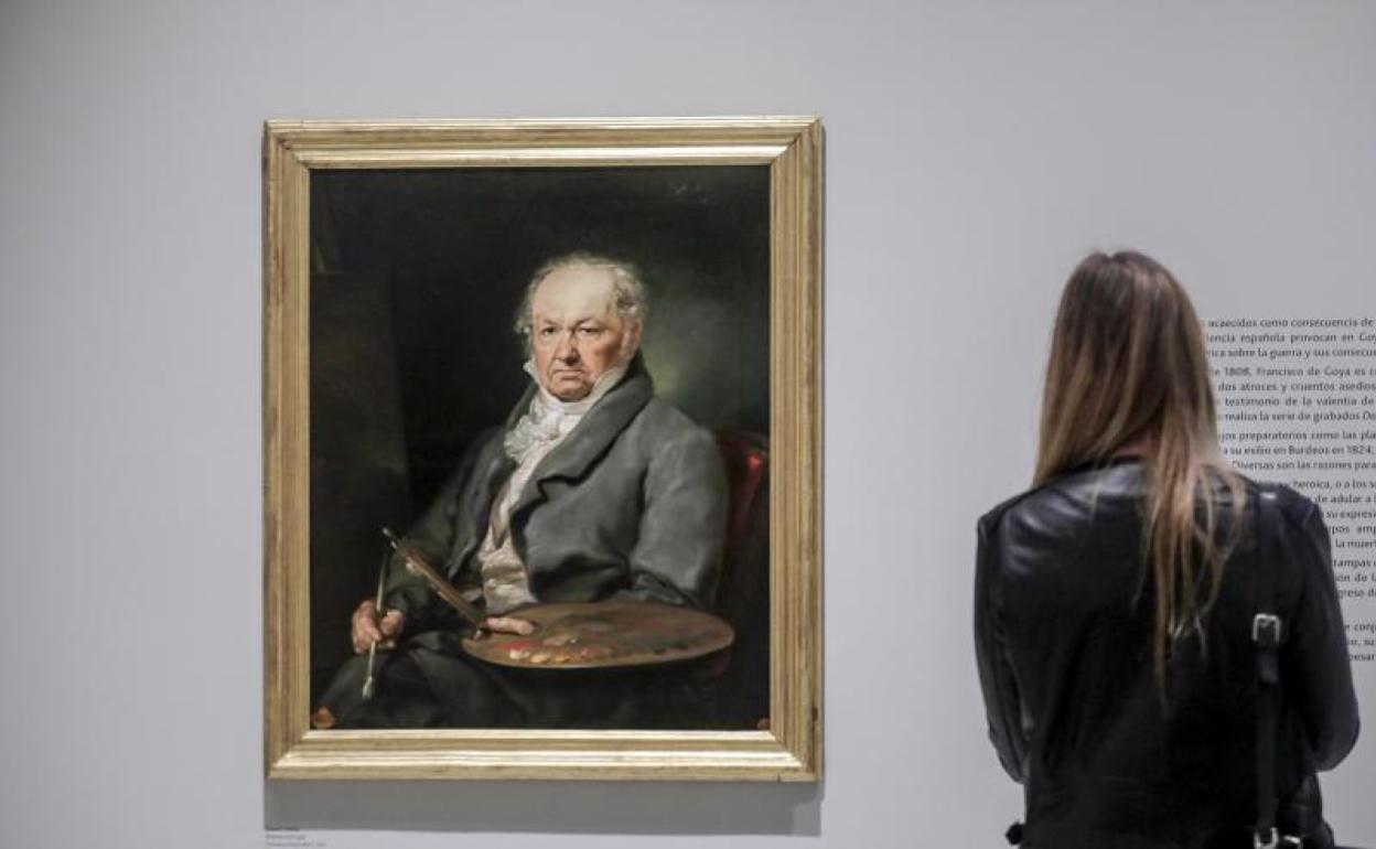 Una de las obras de Goya que se pueden ver en la Fundación Bancaja. 