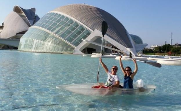 Vuelven las actividades acuáticas a la Ciudad de las Artes y las Ciencias.