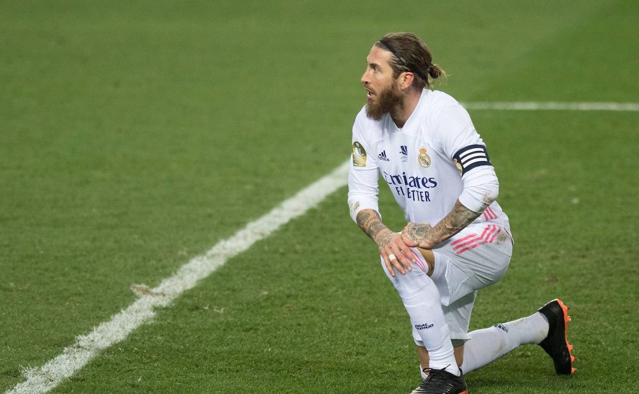 Sergio Ramos, en un partido de esta temporada. 