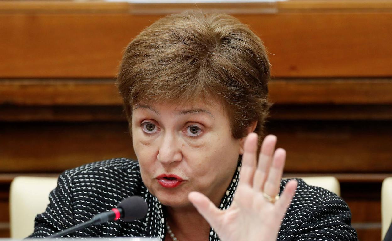 La directora gerente del FMI, Kristalina Georgieva. 