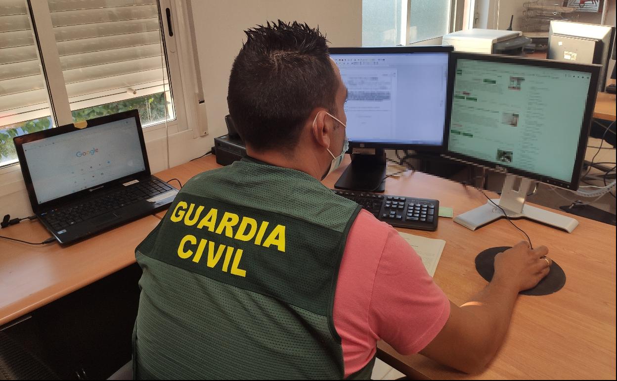 La investigación de la Guardia Civil acabó con dos hombres detenidos. 