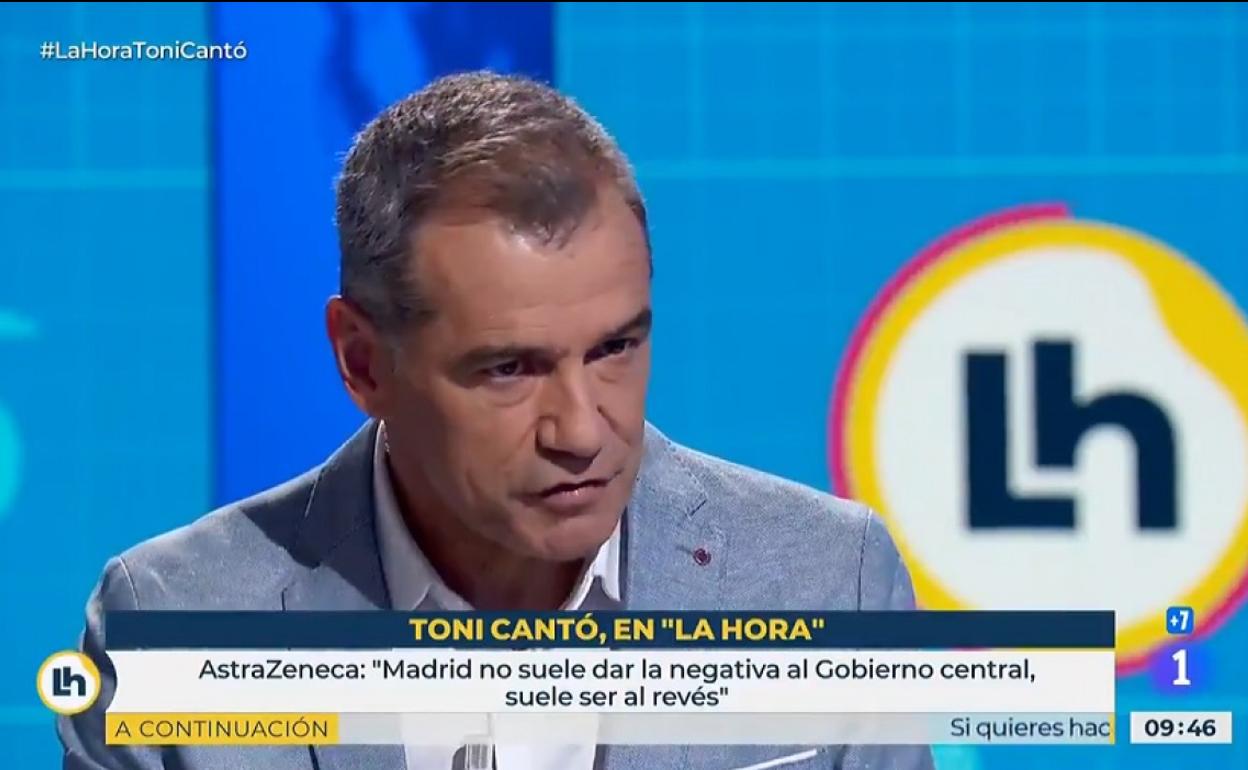 Toni Cantó carga contra RTVE durante una entrevista en La 1: «Me parece vergonzoso ver cómo el sanchismo se ha hecho con esta casa»