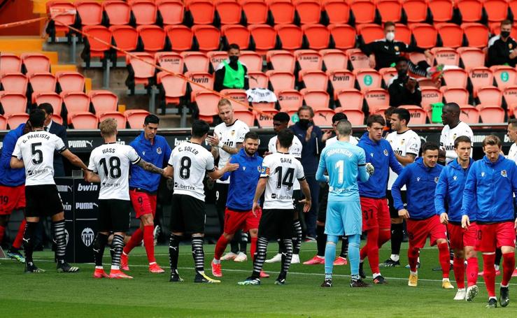 Las mejores imágenes del Valencia CF-Real Sociedad