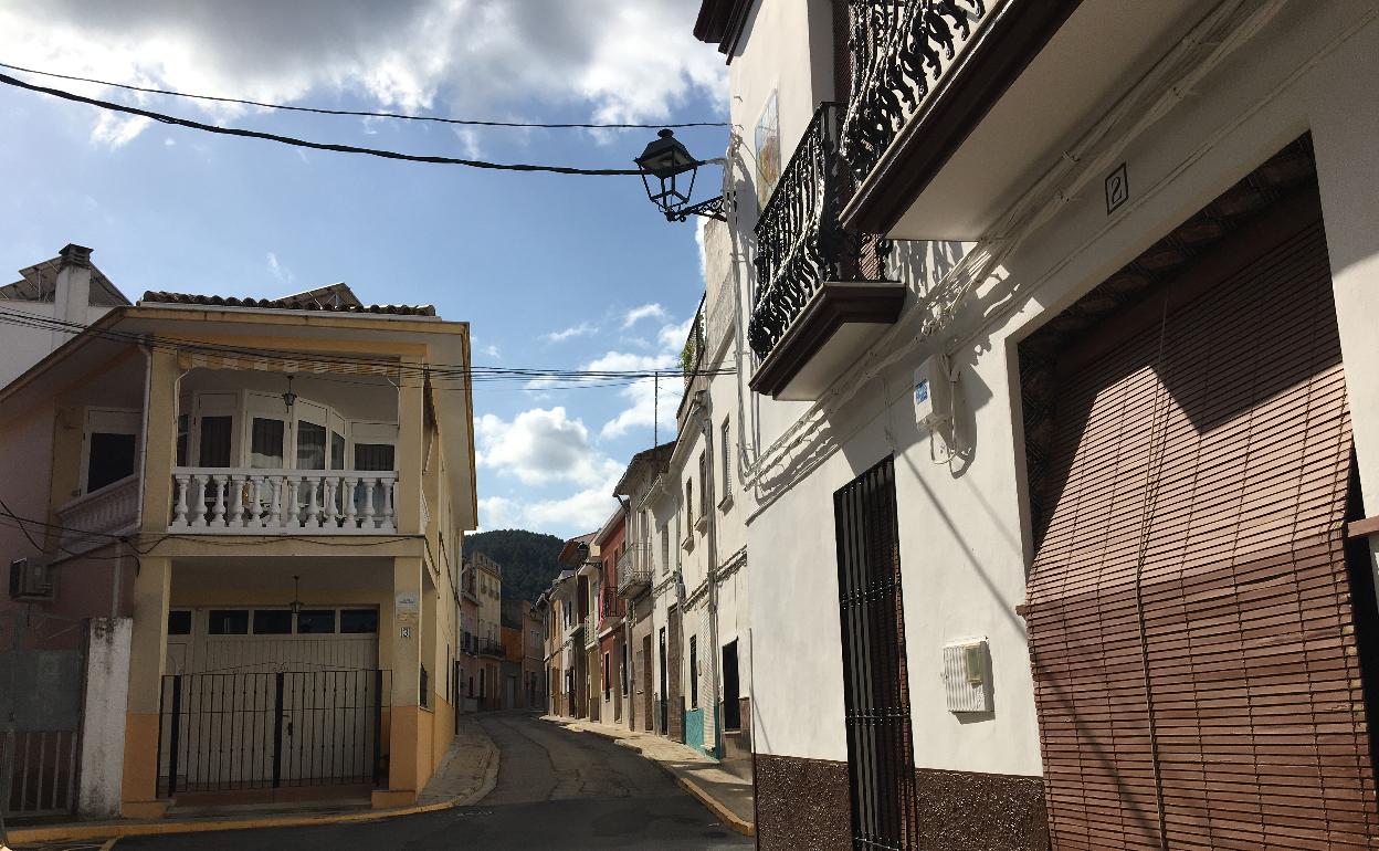 Calle Abdón y Senent, en La Font d'en Carròs. 