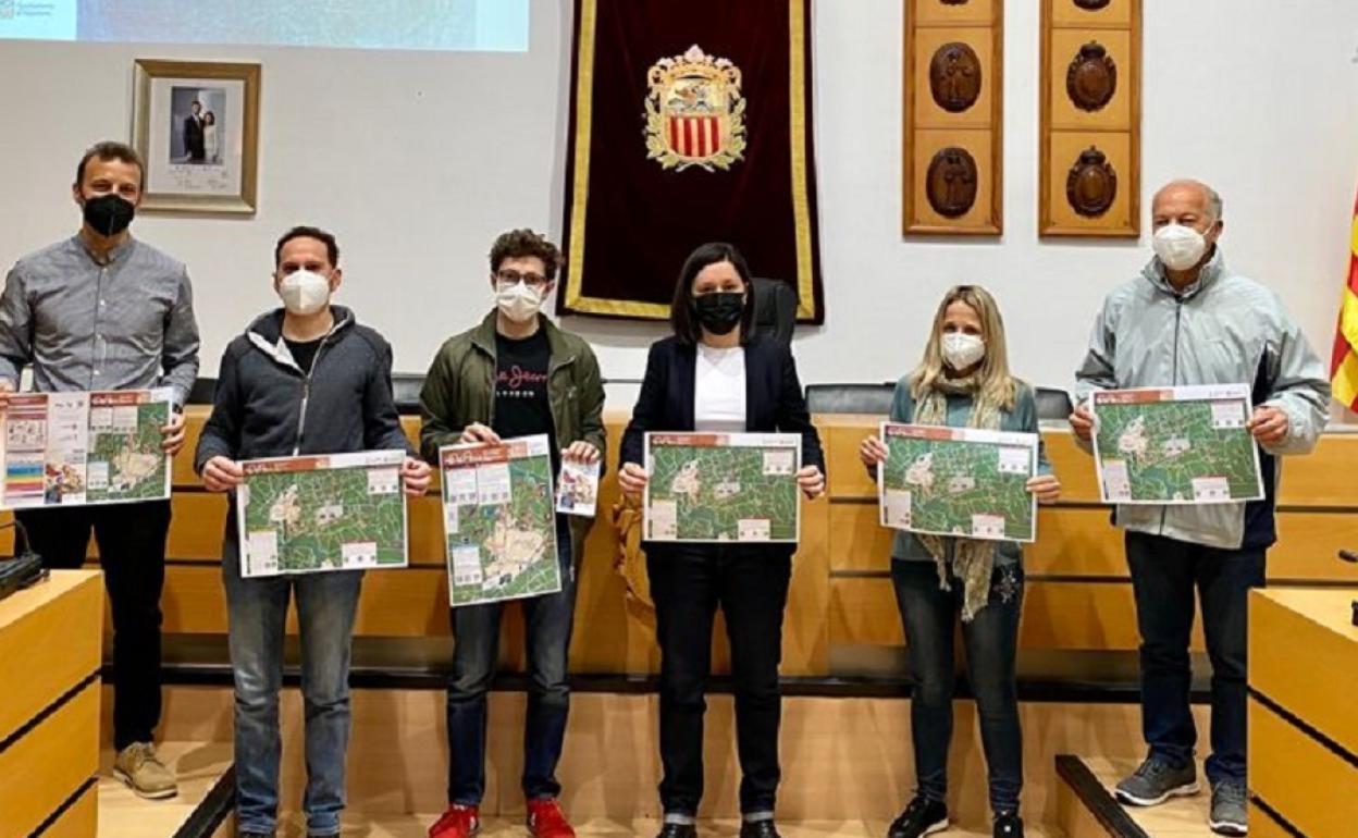 Presentación de las rutas saludables de la que podrán disfrutar  los ciudadanos para andar y correr. 