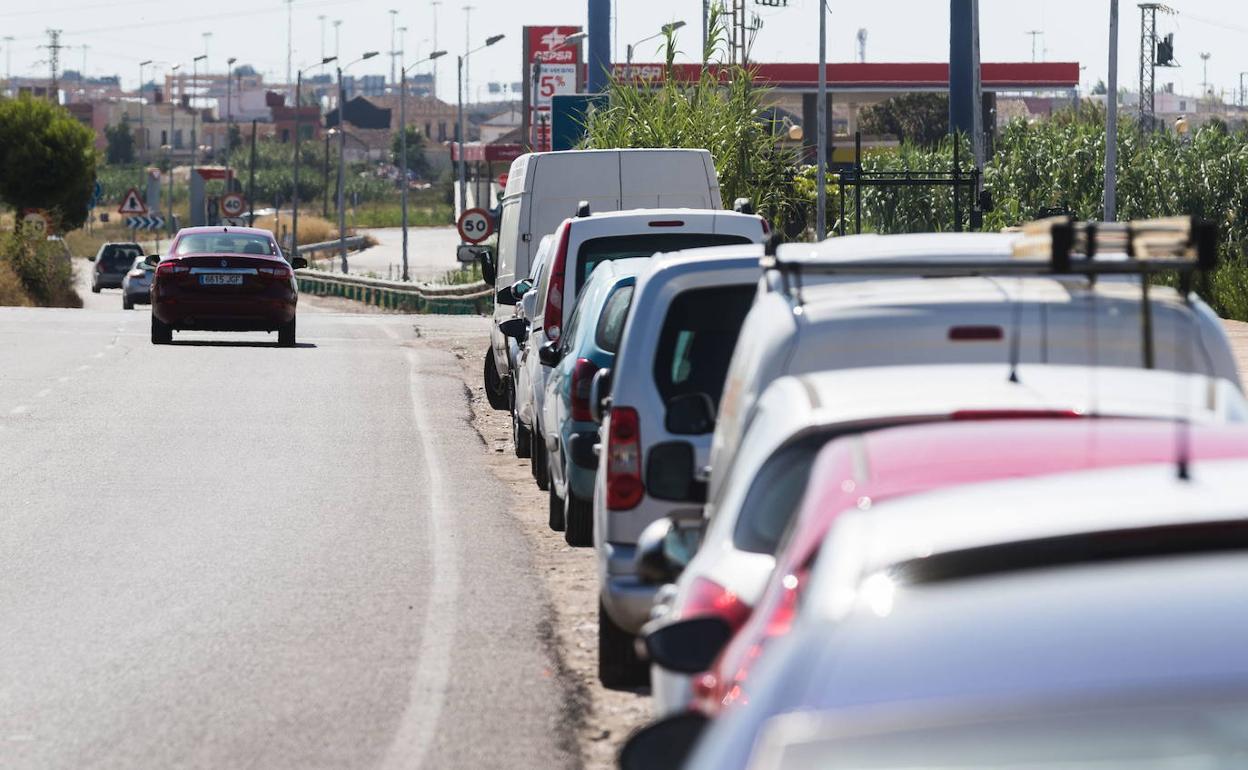 Vehículos aparcados en Valencia