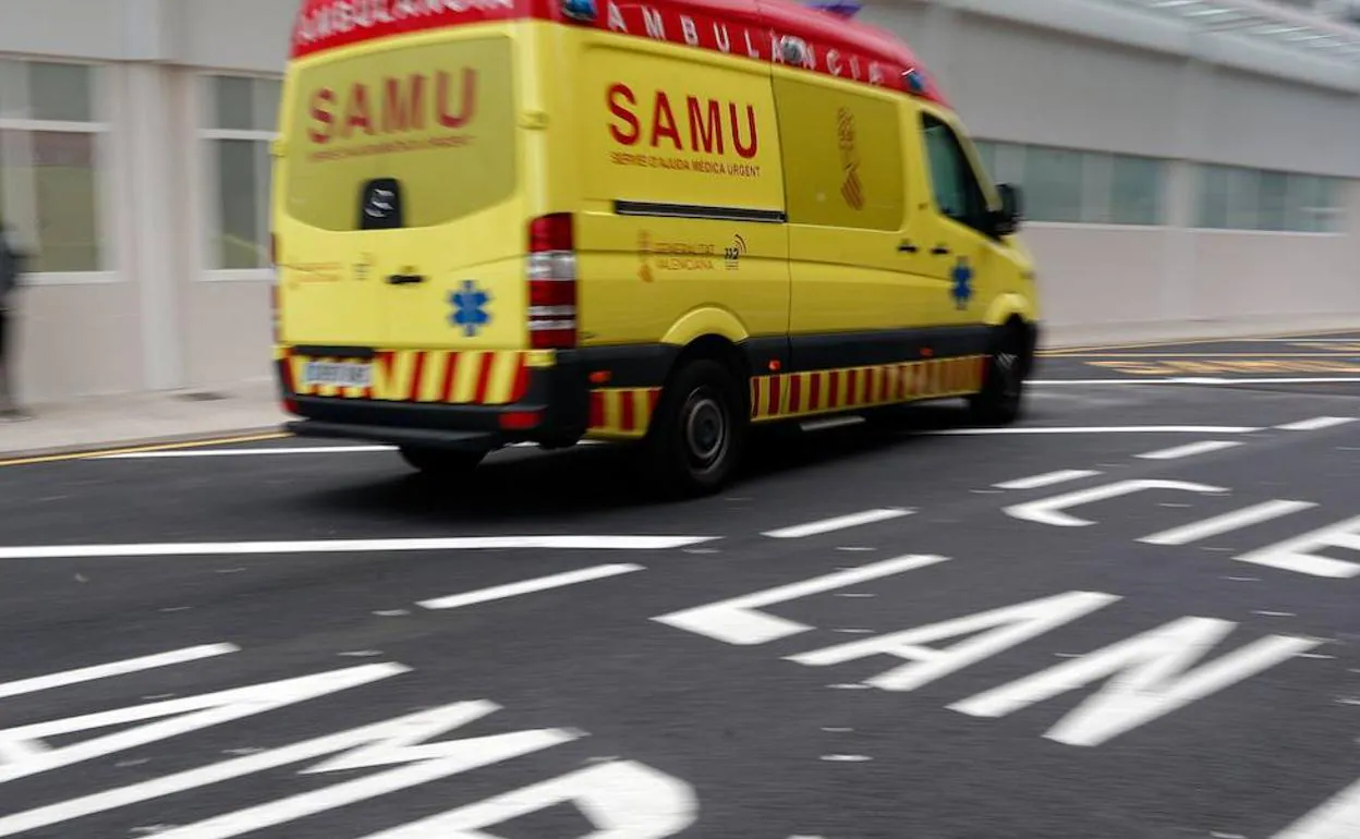 Una ambulancia, en una imagen de archivo