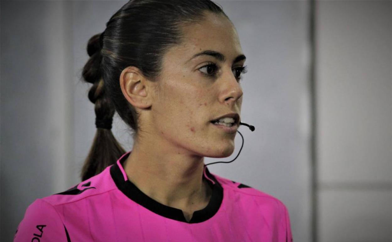 Rita Cabañero, durante un partido 