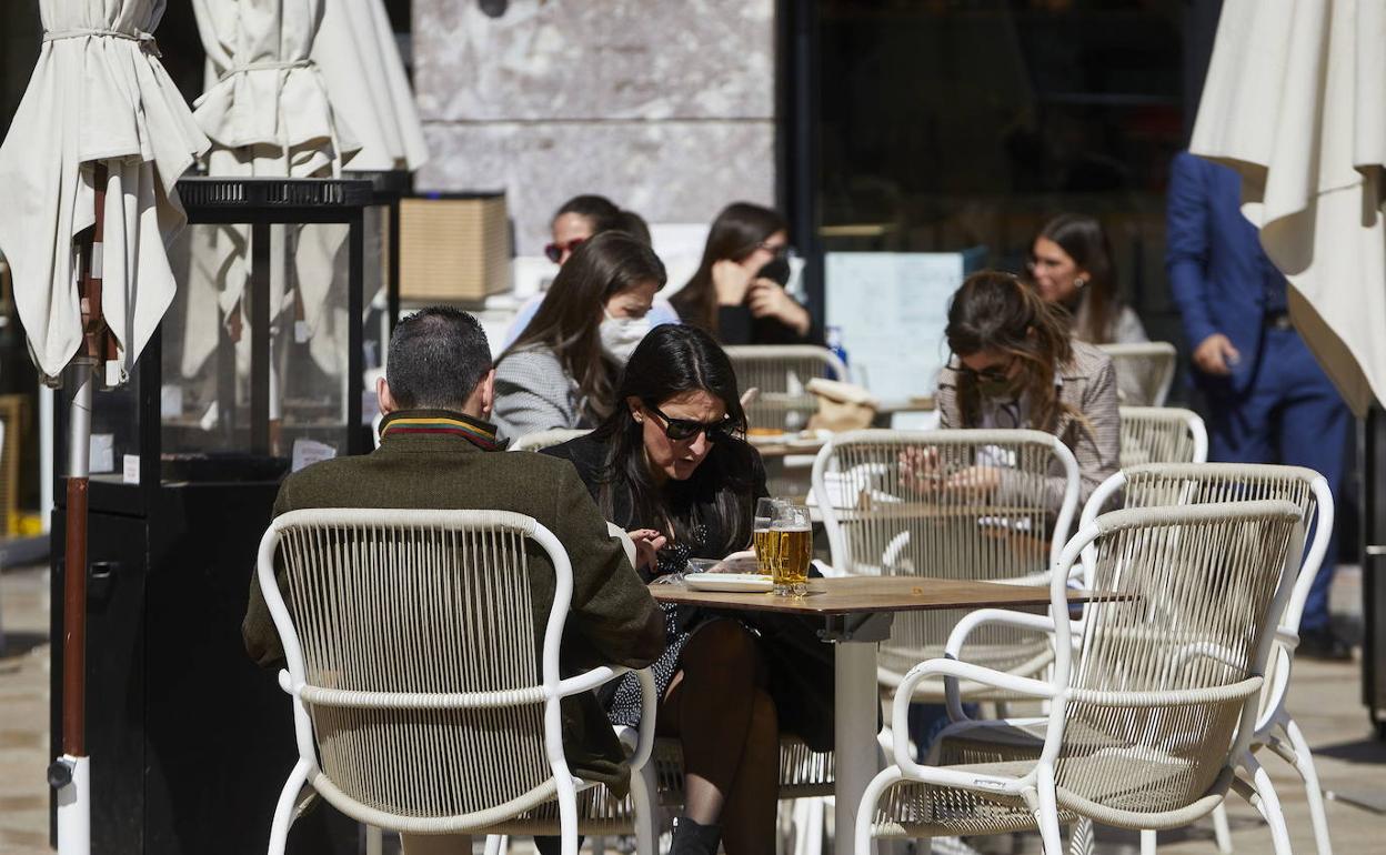 Terrazas en Valencia. 