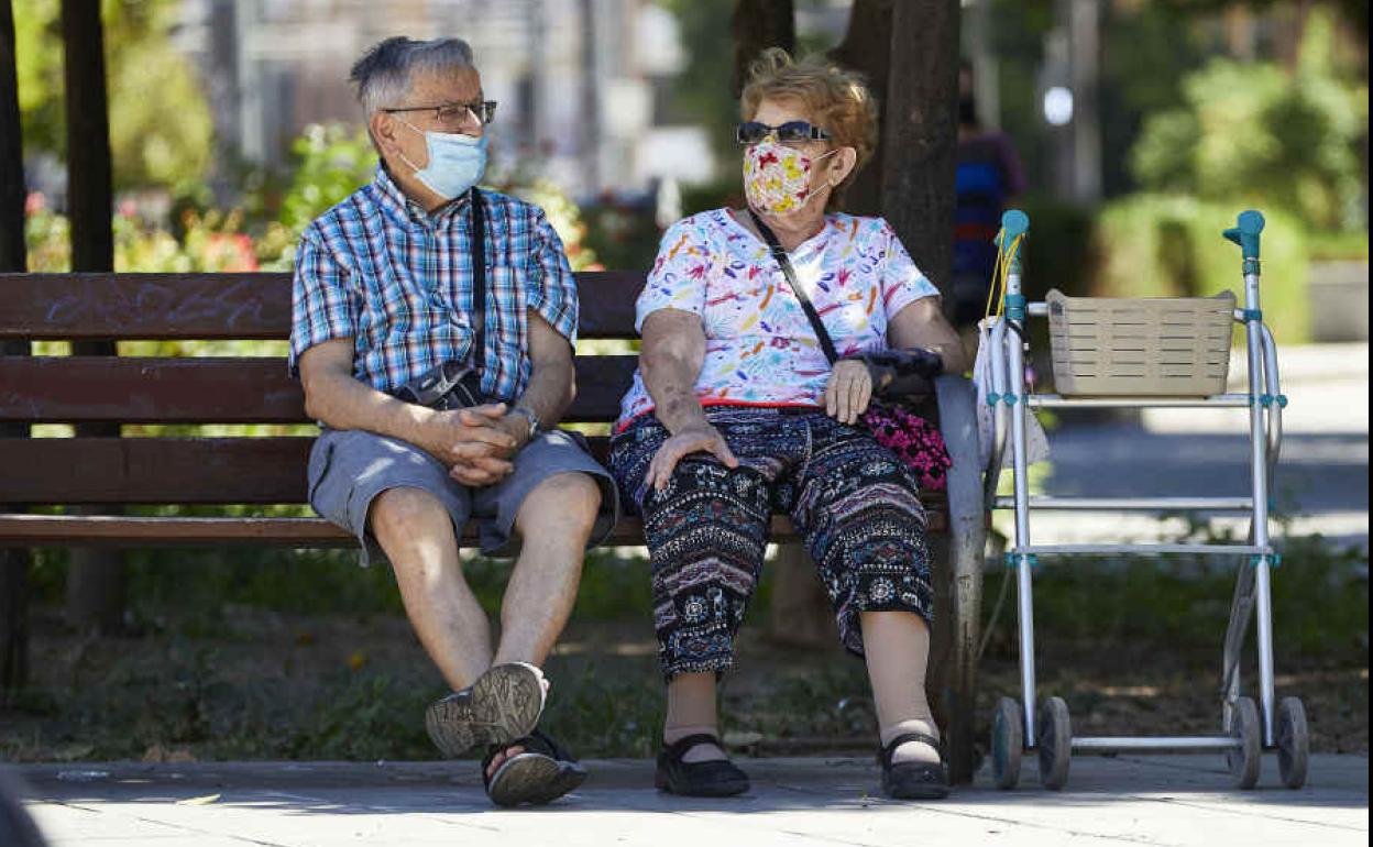 Pensionistas, en Valencia.