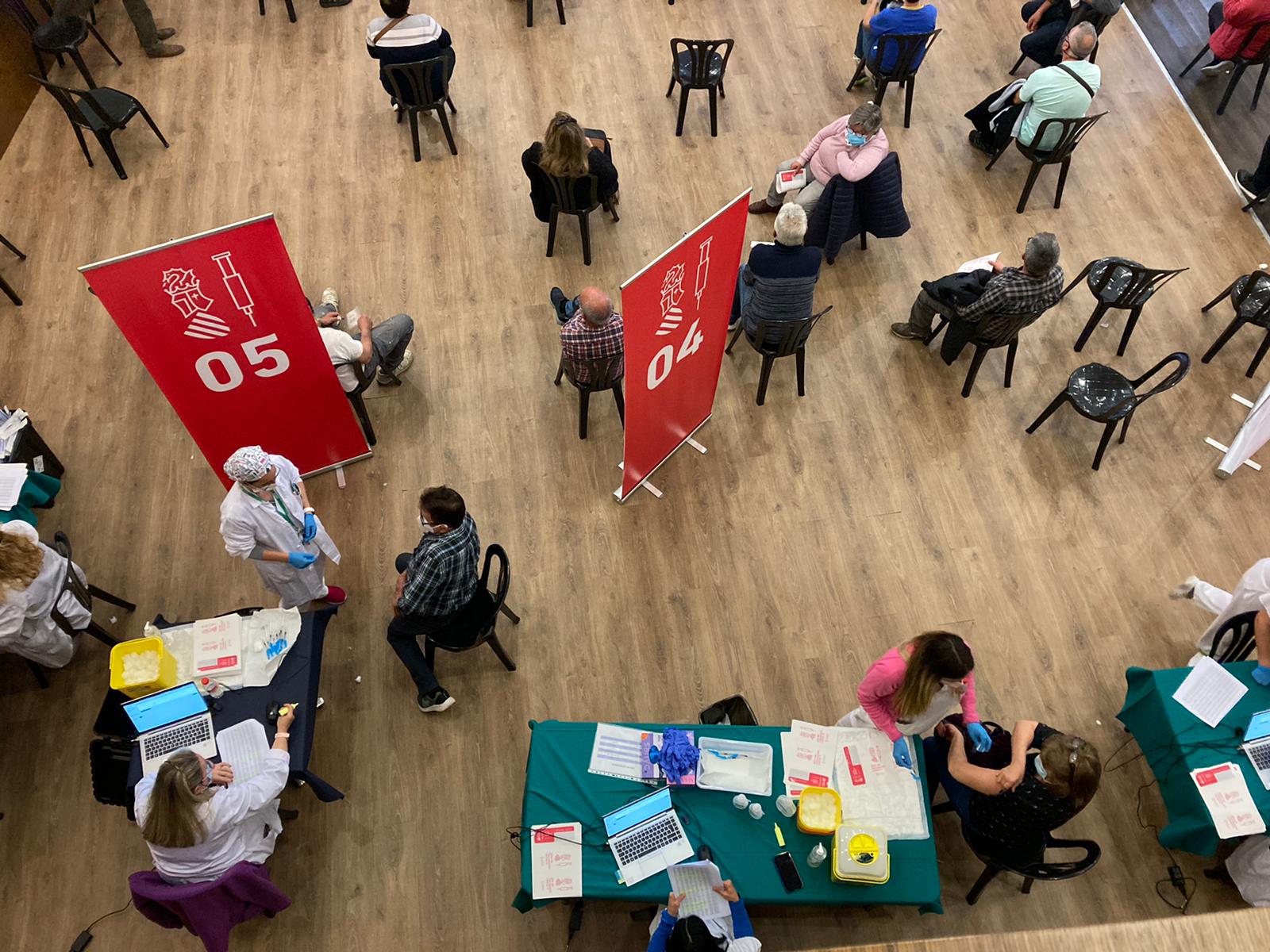 Fotos: Todas las fotos de la vacunación masiva en la Safor
