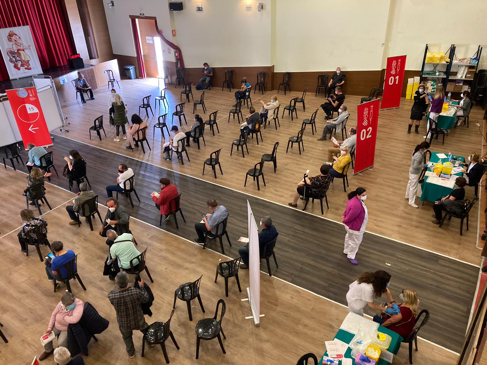 Fotos: Todas las fotos de la vacunación masiva en la Safor