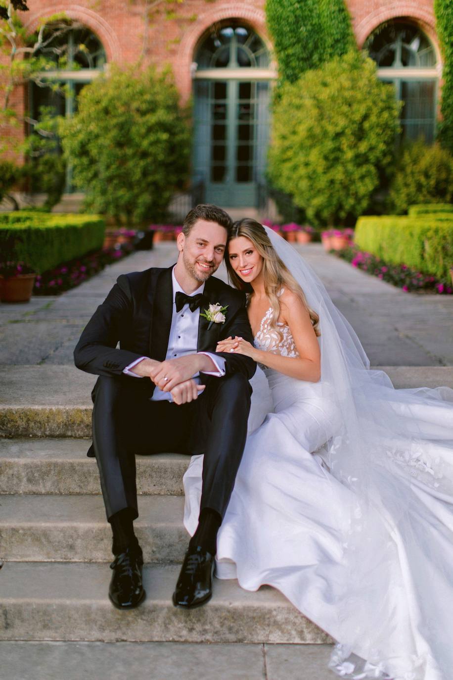 Pau Gasol y Catherine McDonnell