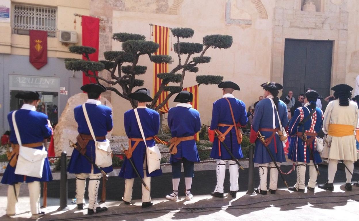 Homenaje a los Maulets en Xàtiva en años anteriores a la pandemia.