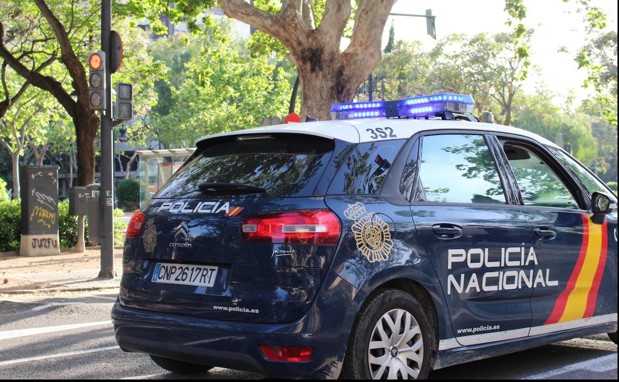 Un vehículo de la Policia Nacional.