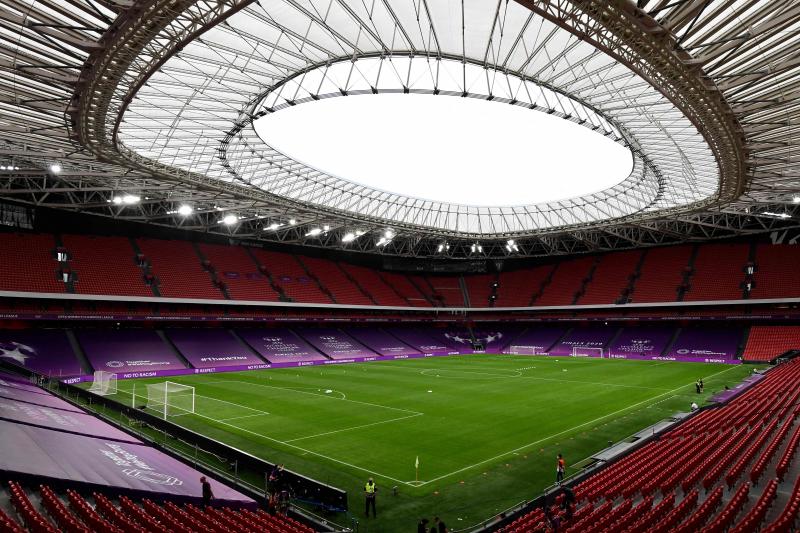 Interior del nuevo San Mamés del Athletic Club. 