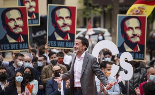 Edmundo Bal, en un acto de campaña. 