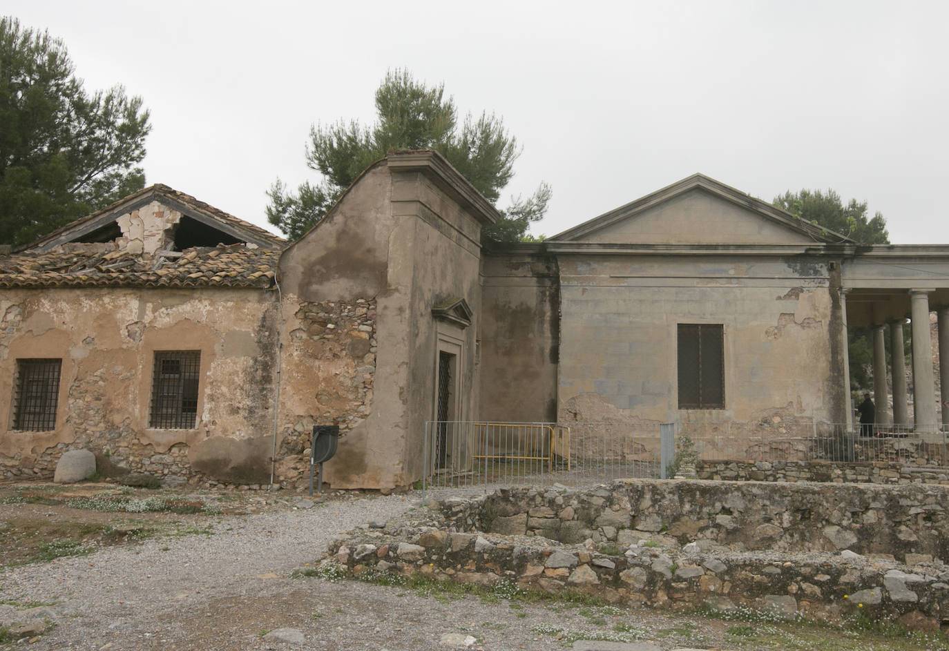 Estado del Castillo de Sagunto en abril de 2021. 