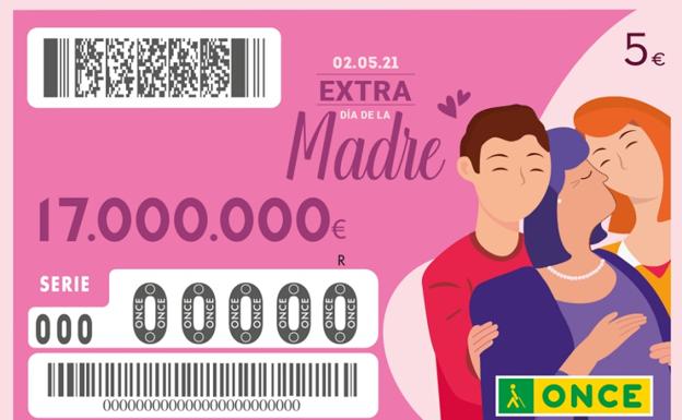 Un acertante gana 17 millones de euros con el sorteo extra de la ONCE del Día de la Madre del domingo 2 de mayo de 2021