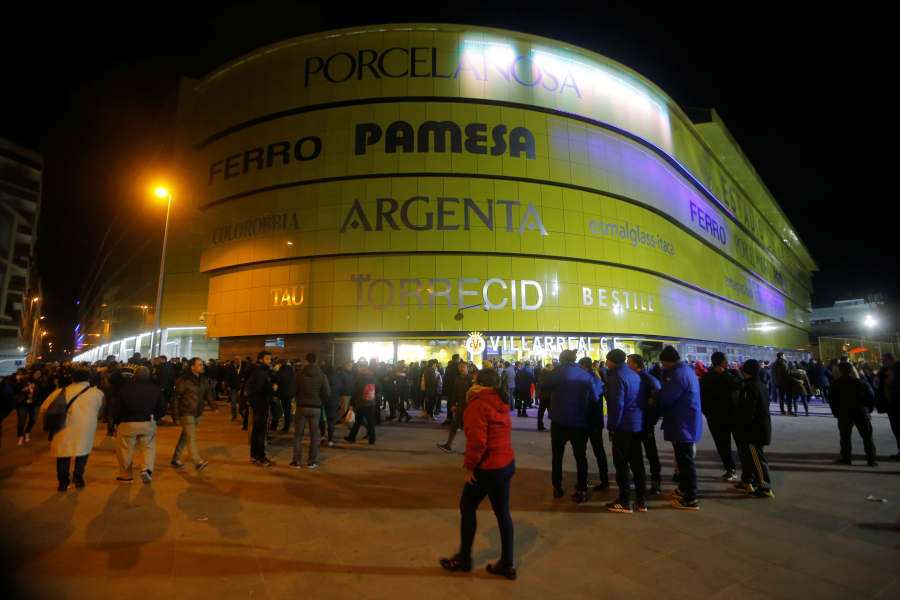 Nuevo aspecto del Estadio de la Cerámica. 