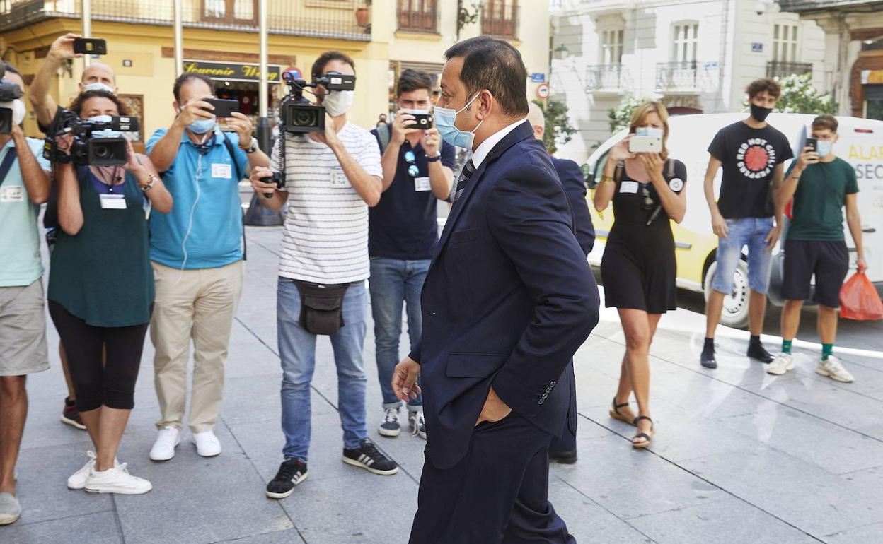 Anil Murthy, antes de una visita al Palau de la Generalitat.