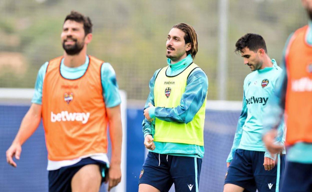 José Campaña, durante un entrenamiento