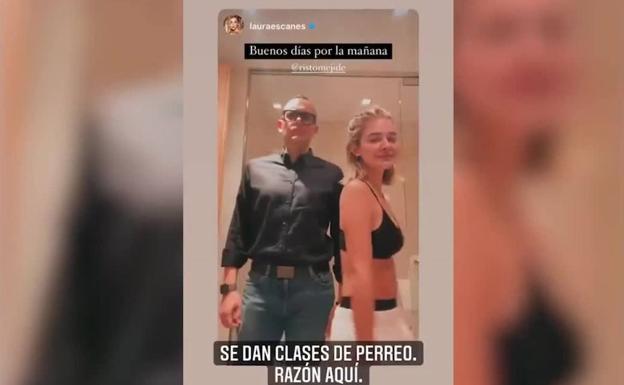 El vídeo más inesperado de Risto Mejide bailando reguetón con Laura Escanes: «Se dan clases de perreo»