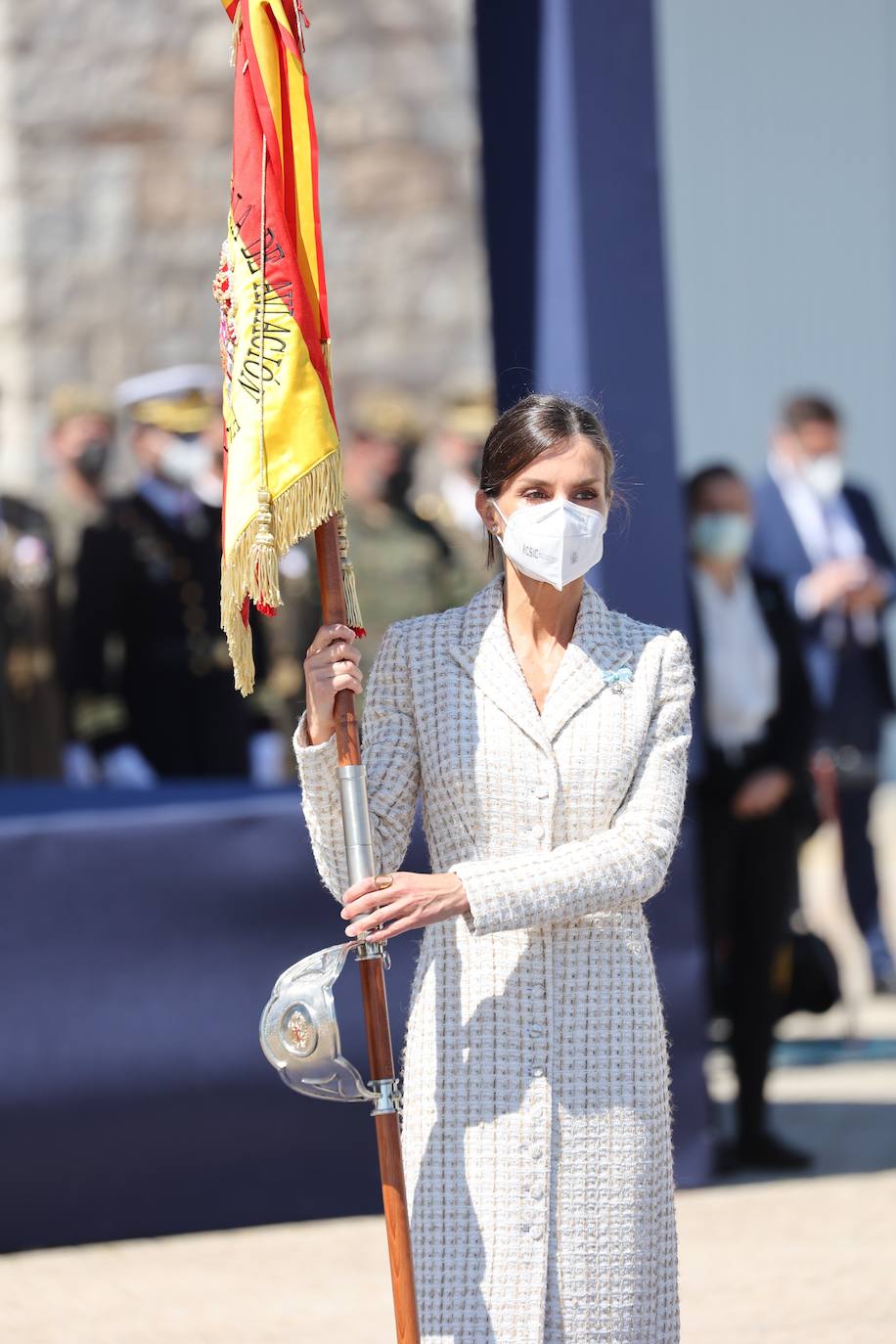 Fotos: La Reina Letizia, espectacular con el vestido del bautizo de la Princesa Leonor