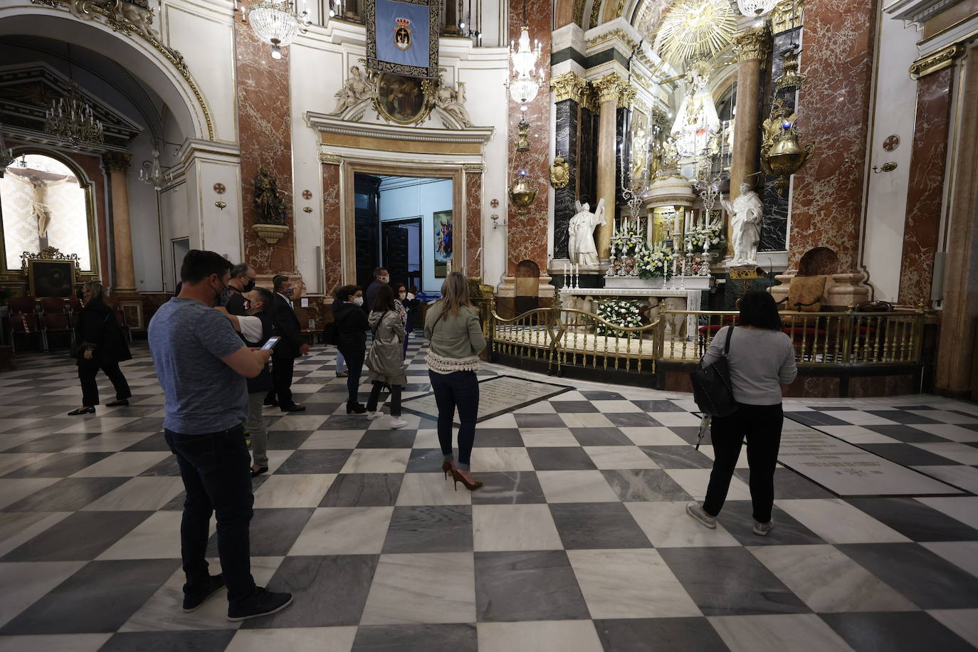 Missa d'Infants y traslado de la Virgen en Valencia