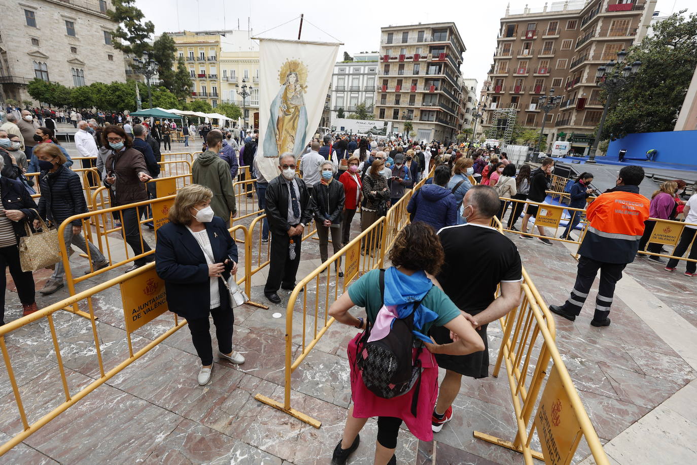 Missa d'Infants y traslado de la Virgen en Valencia