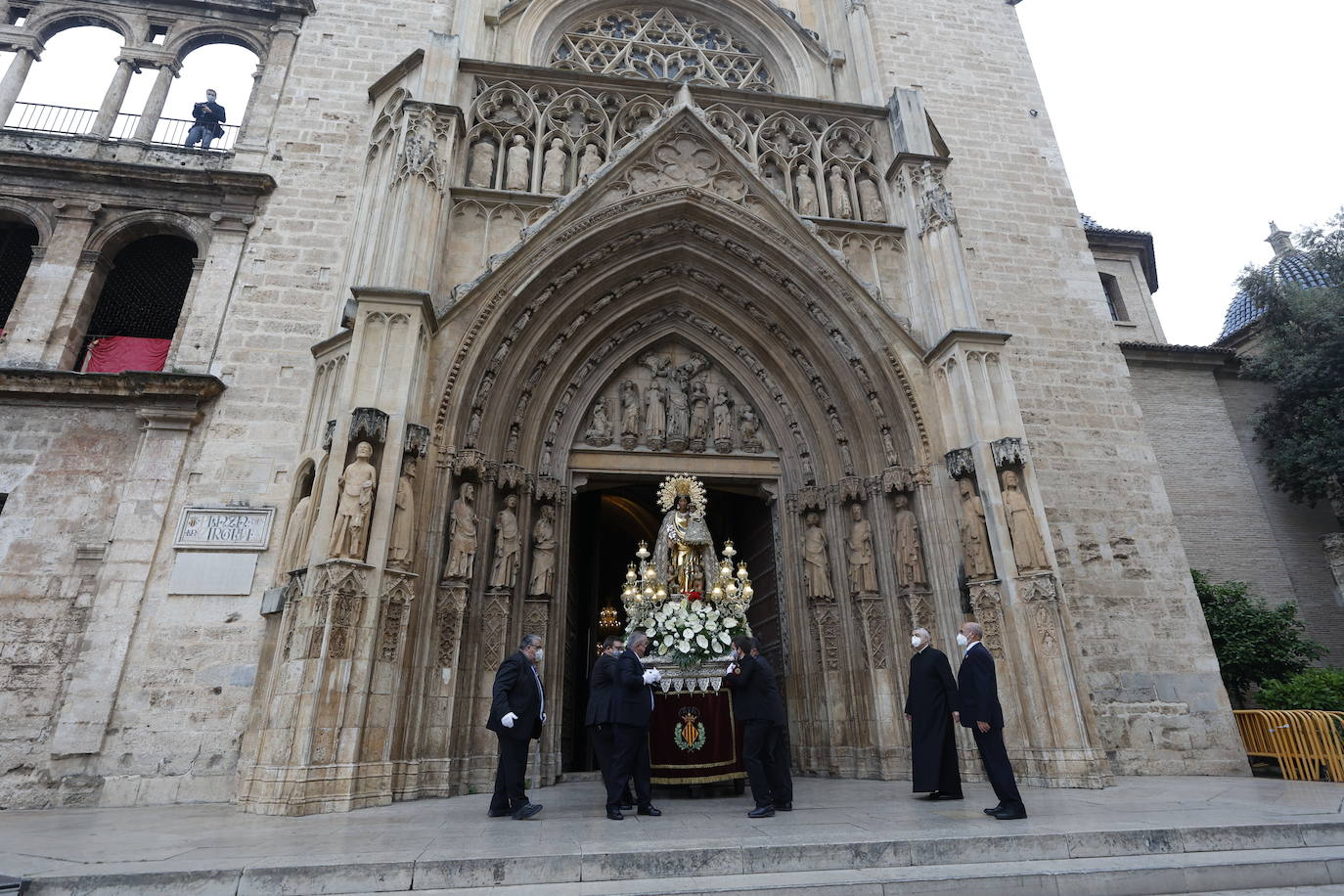 Missa d'Infants y traslado de la Virgen en Valencia