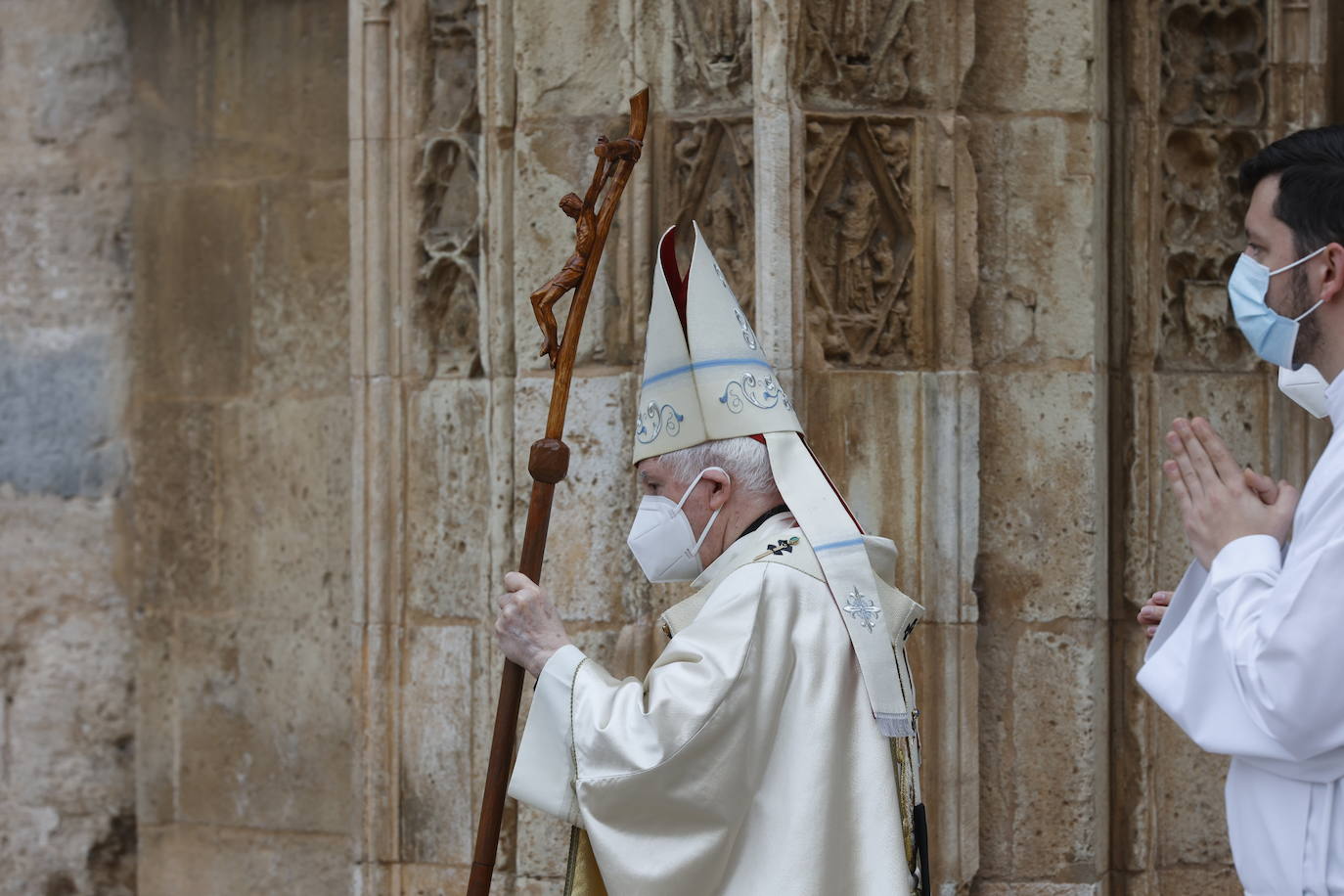 Missa d'Infants y traslado de la Virgen en Valencia