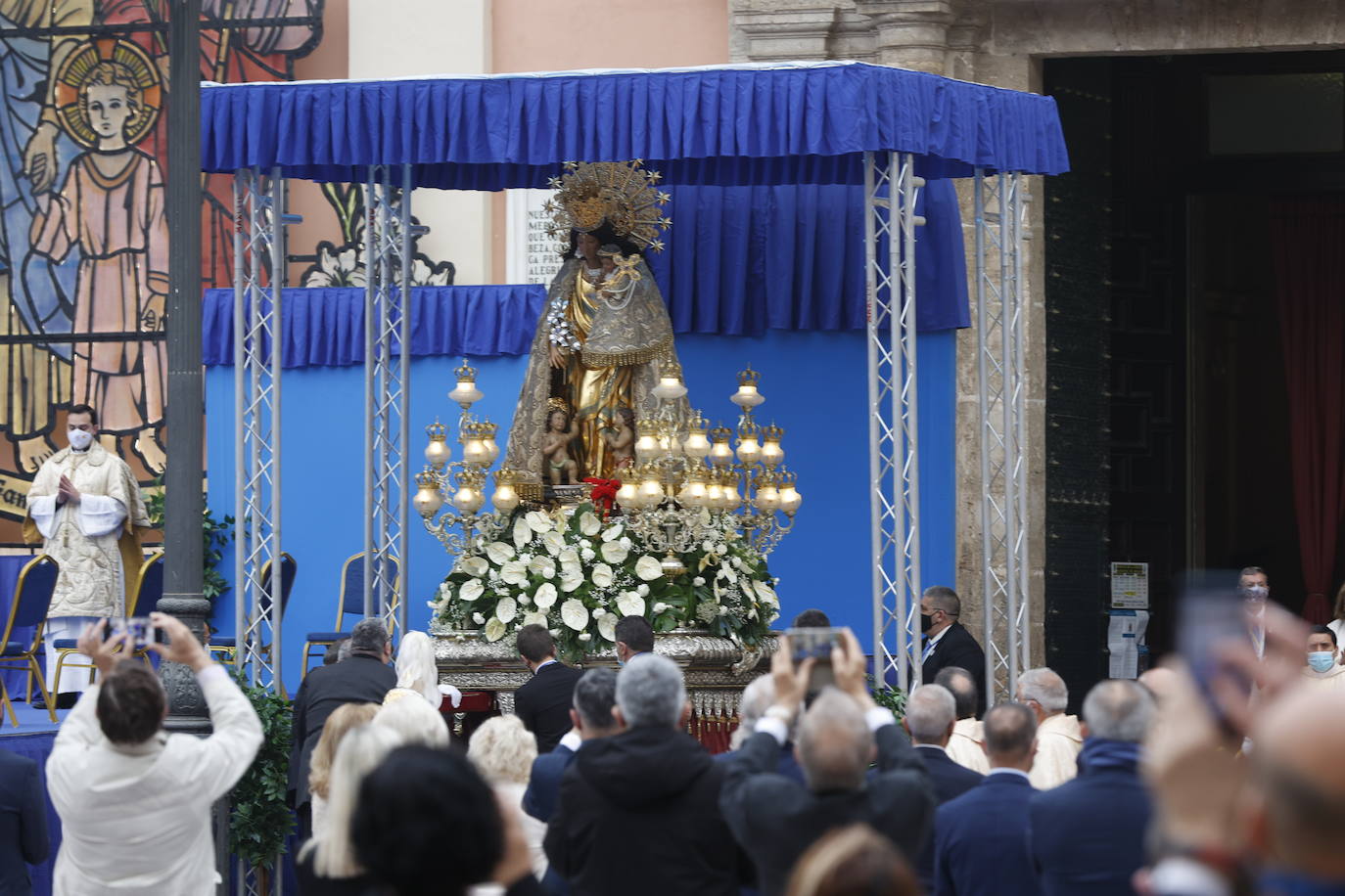 Missa d'Infants y traslado de la Virgen en Valencia