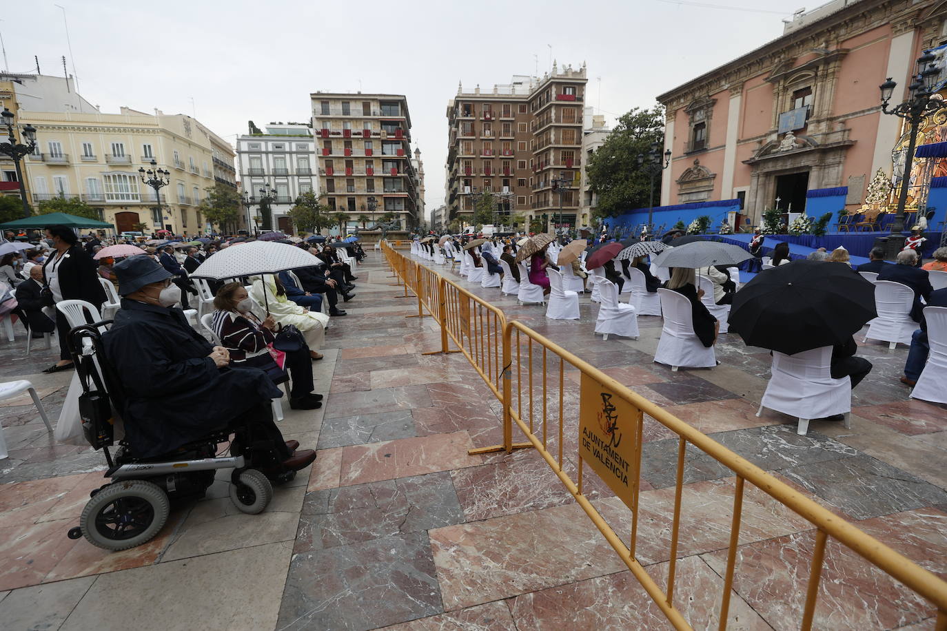 Missa d'Infants y traslado de la Virgen en Valencia