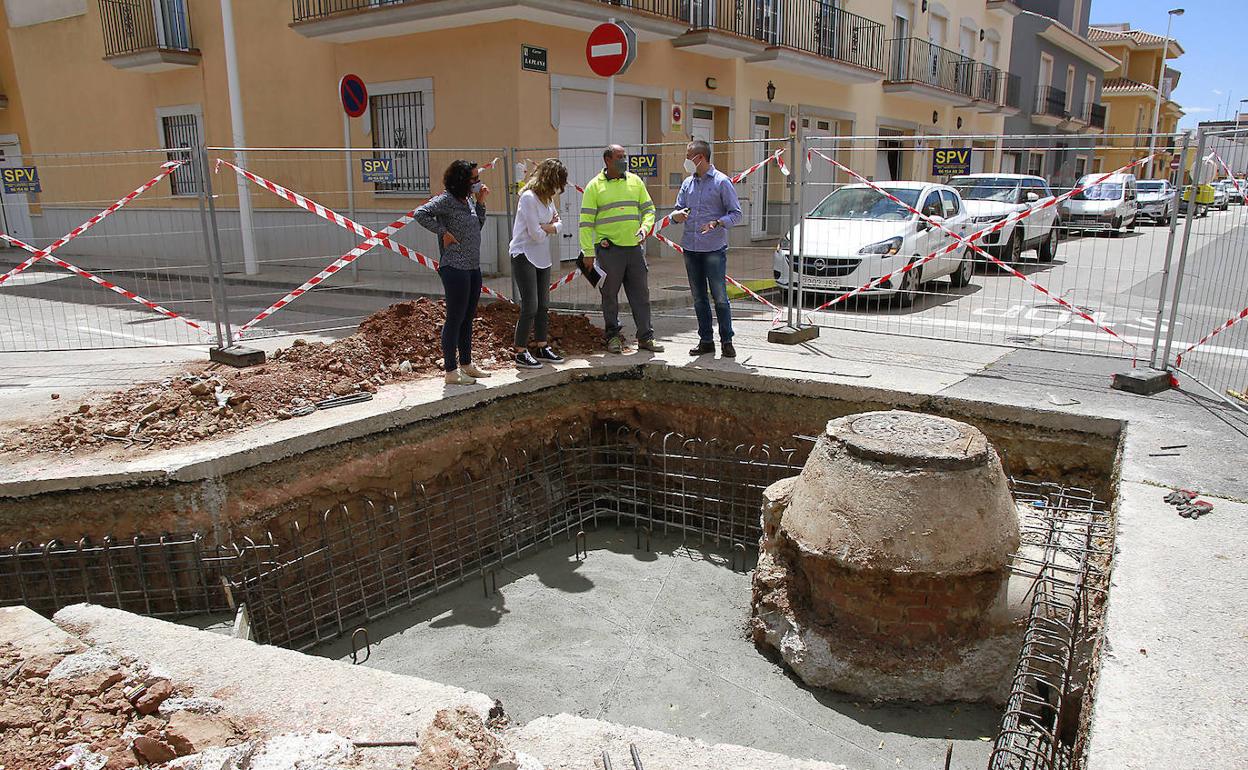 La visita a las obras que se están realizando. 